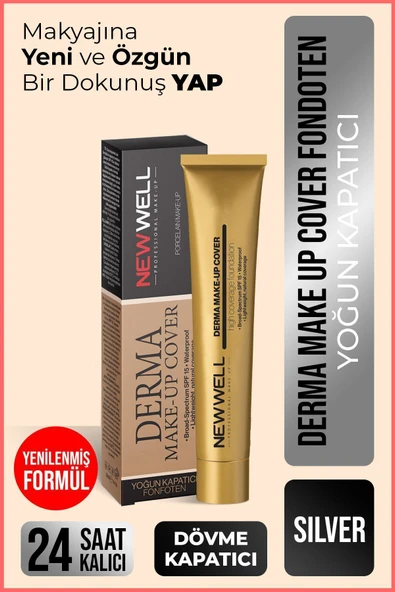 Derma Make-Up Cover Foundation - Silver