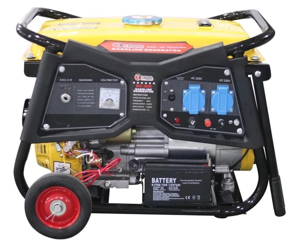 RAPCO WX-6500E BENZİNLİ MARŞLI 4 KW JENERATÖR BAKIR SARGILI - 4