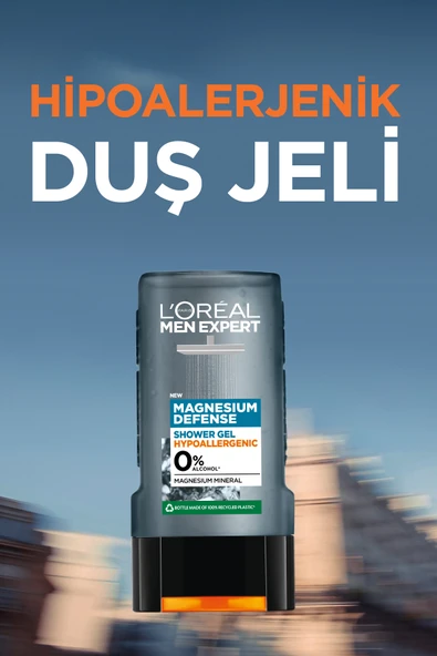 L'Oréal Paris Men Expert Magnesium Defense Duş Jeli - Resim 2