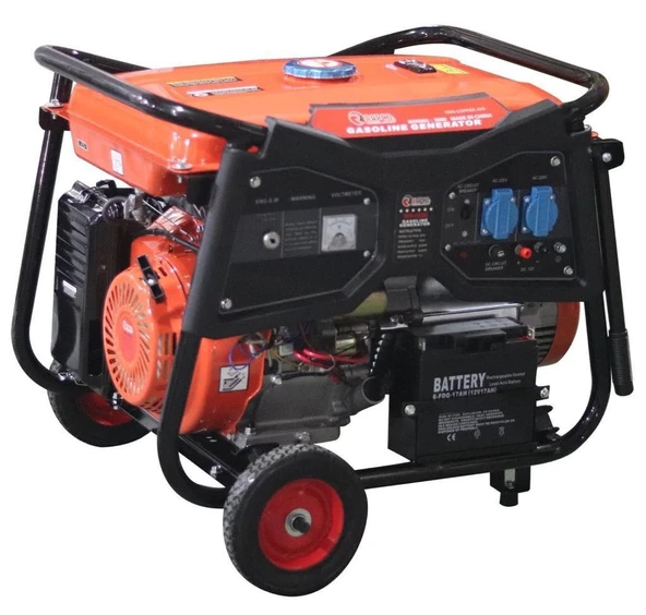 RAPCO WX-6500E BENZİNLİ MARŞLI 4 KW JENERATÖR BAKIR SARGILI - 5