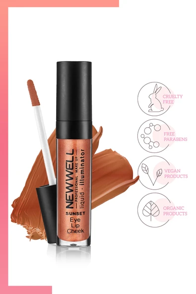 Lıquıd Illumınator Aydınlatıcı Allık 3 in 1 - Sunset - 2