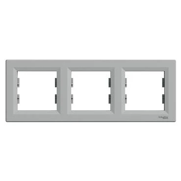 Schneider Electric EPH5800361, Asfora Çelik Üçlü Yatay Çerçeve ürün görseli 1