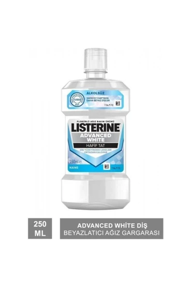 LİSTERİNE 250Ml Advanced White Hafif Tat