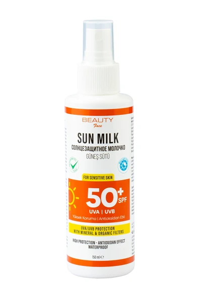 BEAUTY FACE 50 Spf Antioksidan Içerikli Nemlendirici Güneş Sütü – 150 ml - 2