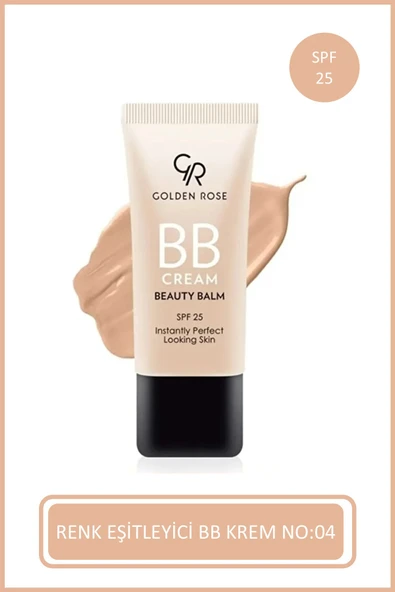 GOLDEN ROSE Bb Cream Beauty Balm No Medium No:04