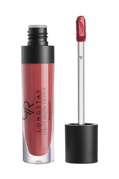 GOLDEN ROSE LONGSTAY LIGUID MATTE LİPSTİCK 19- - Resim 4