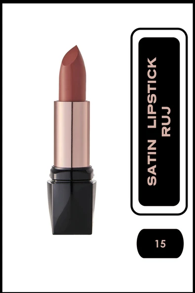 GOLDEN ROSE Satin Lipstick 15 Satin Ruj 4,2 g ürün görseli