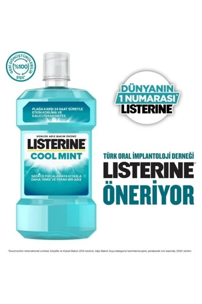 LİSTERİNE Cool Mint Nane Aromalı Ağız Çalkalama Suyu 250 ml - 4