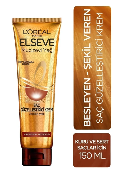 ELSEVE Mucizevi Yağ Saç Güzelleştirici Krem 150 ml ( Jojoba Yağı)