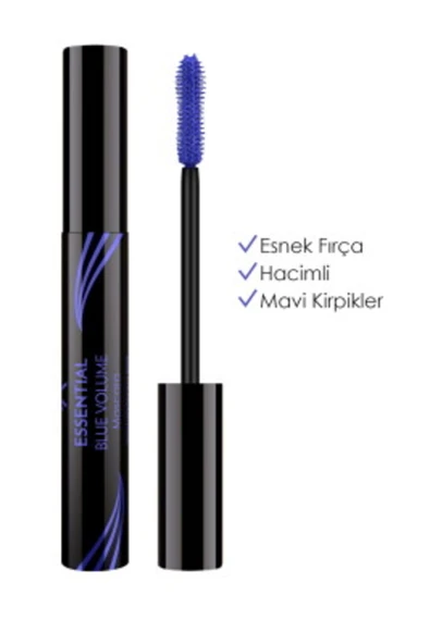 GOLDEN ROSE Essential Blue Volume Mascara - Mavi Maskara - 2
