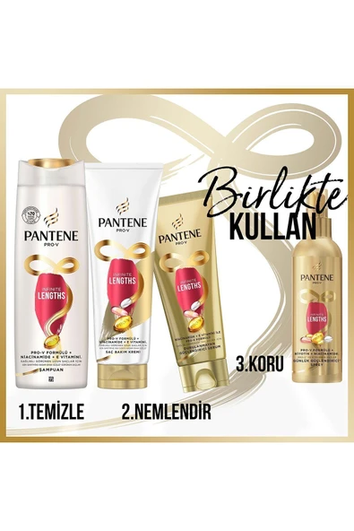 PANTENE 350 Ml Şampuan Infinite Lengths - 5