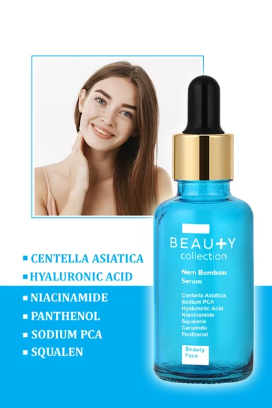 BEAUTY COLLECTİON Nem Bombası Yoğun Nemlendirici Besleyici Antiaging Ekili Serum - 4