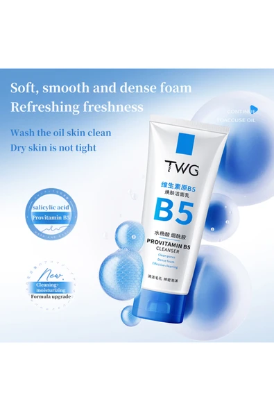 TWG Provitamin B5+ Salisilik Asit Yüz Temizleme Köpüğü 100g - 2