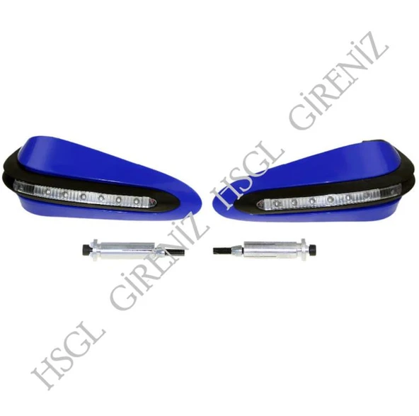 HSGL Motosiklet LED Sinyalli Elcik Koruma Mavi – Dayanıklı, Şık ve Güvenli Tasarım ürün görseli