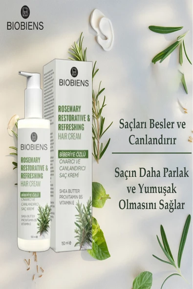 BİOBİENS Biberiye Özlü Saç Kremi 150 ML ürün görseli
