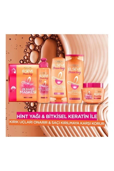 ELSEVE L'oréal Paris Dream Long Bye-bye Makas Saç Bakım Kremi 200 ml - Resim 3