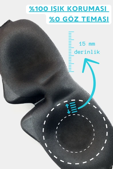 POBLEX 3d Uyku Maskesi - 2