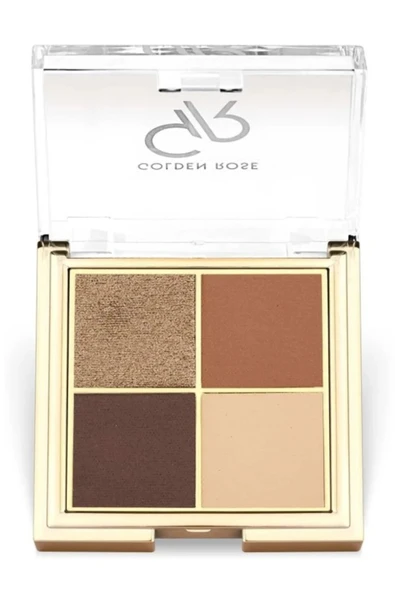 GOLDEN ROSE Quattro Eyeshadow Palette No:04 Coffee Dream