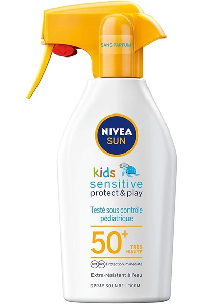 NIVEA Kids Protect&play Sensitive (çocuklar Için Hassas Güneş Spreyi Spf50+) 300ml