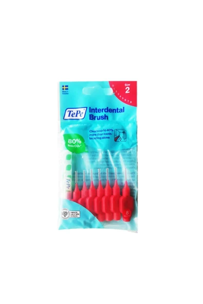 TEPE Arayüz Fırçası Kırmızı 0,5 Mm 8'li Paket ürün görseli