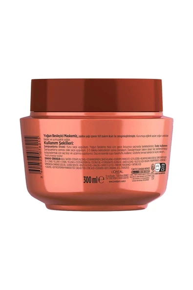 ELSEVE L'oréal Paris Mucizevi Yağ Besleyici Maske 300 ml - 3