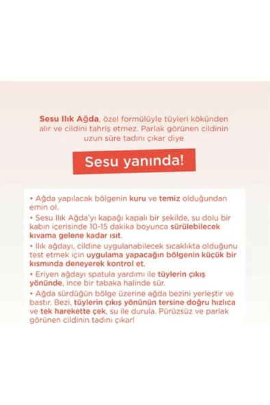 SESU Ilık Ağda Turuncu 250Gr - 3