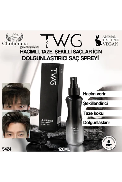 TWG Sihirli Saç Spreyi Dolgunlastırır Şekillendirir Tazeler