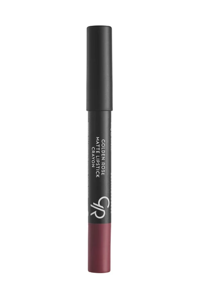 GOLDEN ROSE Matte Lipstick Crayon 19 Mat Ruj 3,5 g - 3