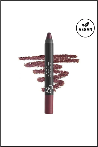 GOLDEN ROSE Matte Lipstick Crayon 19 Mat Ruj 3,5 g - 2