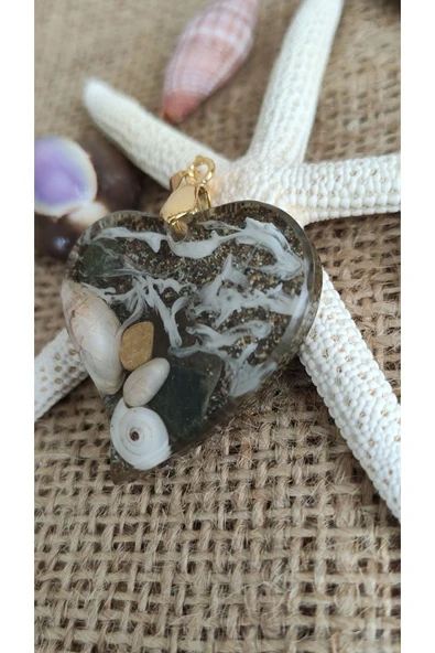 Epoksi Kolye Ucu - 12416 - 2