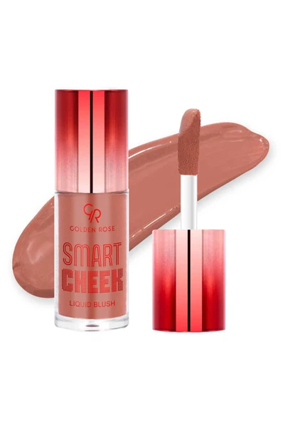 GOLDEN ROSE Smart Cheek Liquid Blusher 105- Bakır  Likit Allık 6 ml - 4
