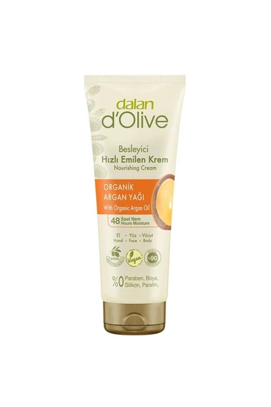 DALAN Dolive Organik Argan Yağı Özlü Tüp Krem 250 ml ürün görseli