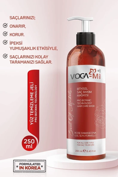 VOGAMI Saç Dökülme Karşıtı Güçlendirici Bakım Şampuanı + Bitkisel Saç Bakım Maskesi - 6