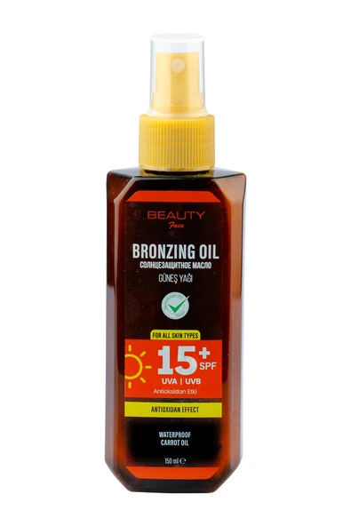 BEAUTY FACE 15 Spf Bronzlaştırıcı Güneş Yağı - 150 ml - 2