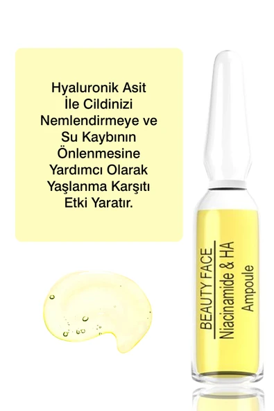 BEAUTY COLLECTİON Beauty Face Niacinamide & Ha Besleyici Onarıcı Yenileyici Ampul X6 - 3
