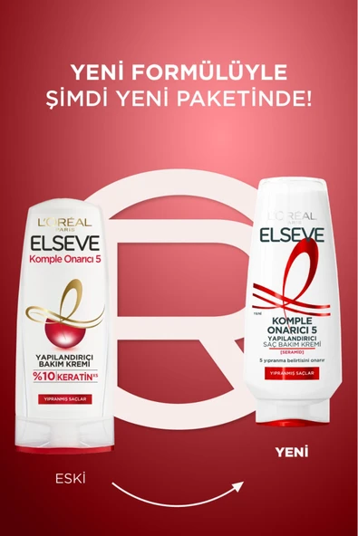 ELSEVE Komple Onarıcı 5 Yapılandırıcı Bakım Kremi 250 ml - 3