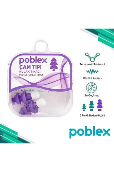 POBLEX Çam Tipi Kulak Tıkacı - Large - 1