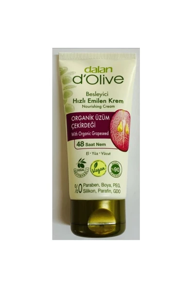 DALAN Dolive 60Ml Tüp Krem (Üzüm Çekirdeği) - Resim 2