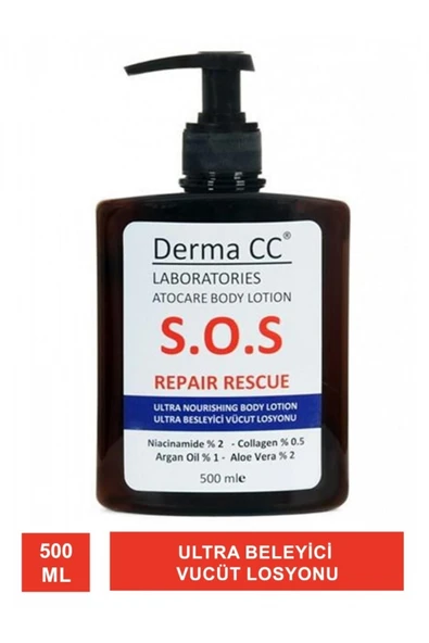 DERMA CC LABORATORIES Derma Cc S.o.s Repair Rescue ( Atocare Vücut Losyonu ) 500 Ml ürün görseli