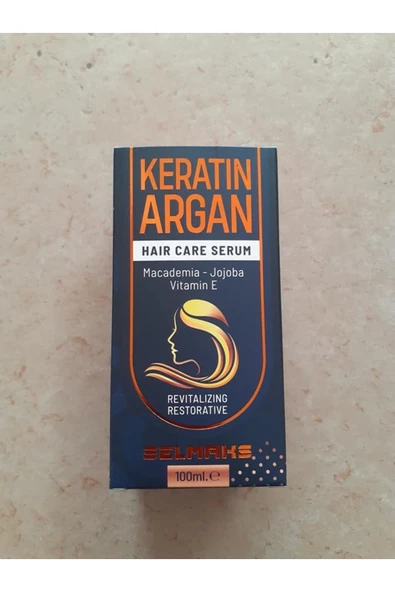 SELMAKS Keratrin Argan Saç Bakım Serumu 100ml – Onarıcı, Nemlendirici Ve Hızlı Etkili ürün görseli