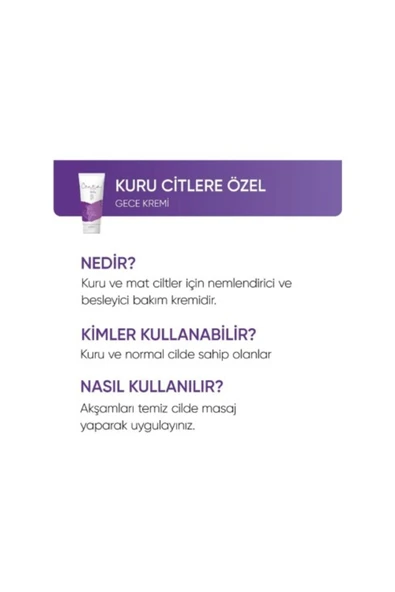 C'ENTA BEAUTY Centa Beauty Kuru Cilt Gece Kremi 50Ml - 3