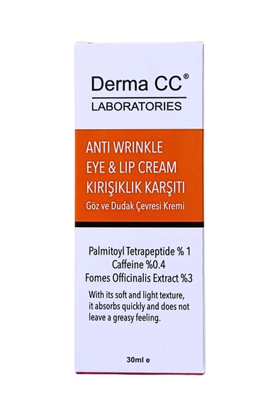 DERMA CC LABORATORIES Eye&lip Krem - Göz Ve Dudak Çevresi Kırışıklık Karşıtı 30 ml - Resim 3