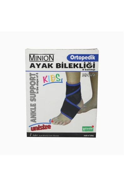 MİNİON Ayak Bilekliği 8 Bandajı Çocuk Standart Sıze - 2