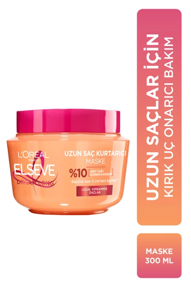 ELSEVE L'oréal Paris Dream Long Uzun Saç Kurtarıcı Maske 300 ml