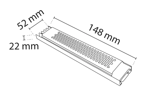 Çok Kaliteli, Alüminyum Kasa  200W 16.5A Super Slım Trafo, Led Driver - Resim 2