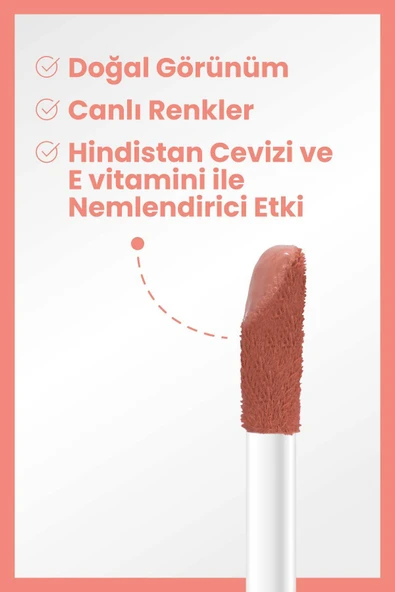 GOLDEN ROSE Smart Cheek Liquid Blusher 105- Bakır  Likit Allık 6 ml - 5