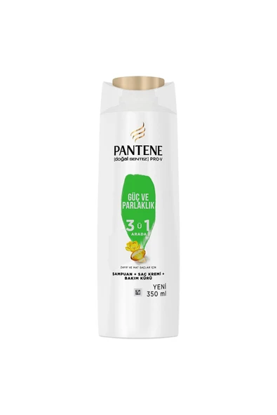 PANTENE 350 Ml Şampuan Güçlü ve Parlak 3'ü 1 Arada - 2
