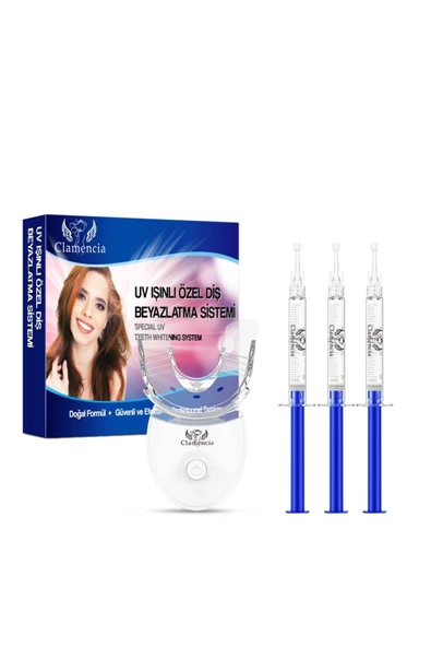 CLAMENCİA UV IŞINLI ÖZEL DİŞ BEYAZLATMA SİSTEMİ ürün görseli