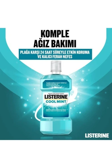 LİSTERİNE Cool Mint Nane Aromalı Ağız Çalkalama Suyu 250 ml - 3