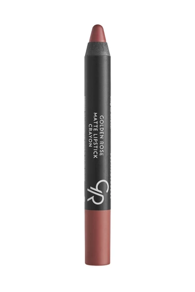 GOLDEN ROSE KALEM RUJ MATTE LİPSTİCK CRAYON NO:18- - Resim 3